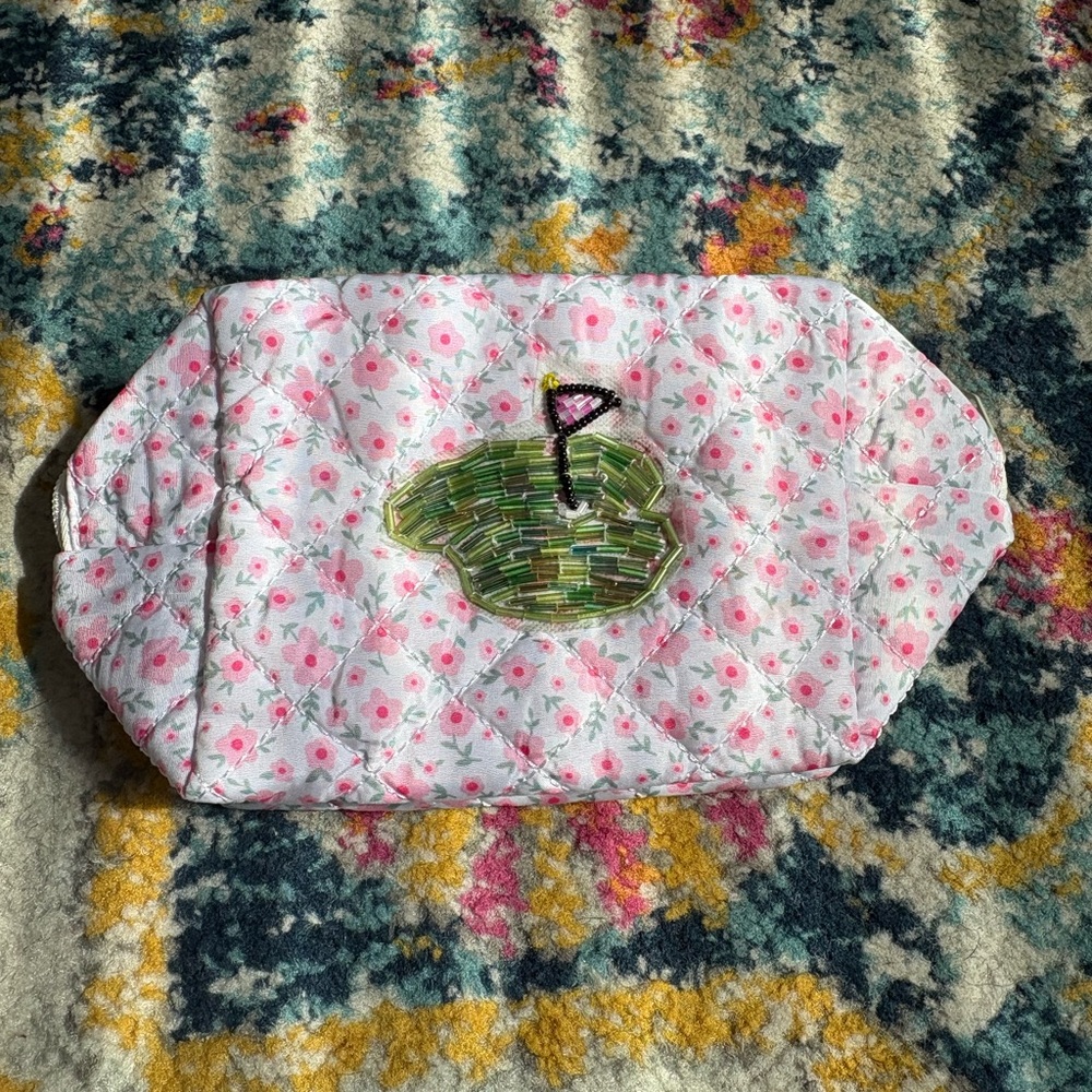 Handmade Beaded Cosmetic Pouch